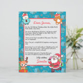 Gepersonaliseerde brief van Sinterklaas voor kinde (Staand voorkant)