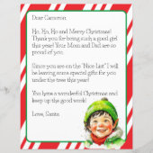 Gepersonaliseerde brief van Sinterklaas voor kinde (Voorkant)