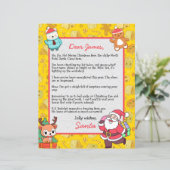 Gepersonaliseerde brief van Sinterklaas voor kinde (Staand voorkant)