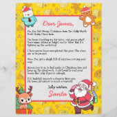 Gepersonaliseerde brief van Sinterklaas voor kinde (Voorkant)