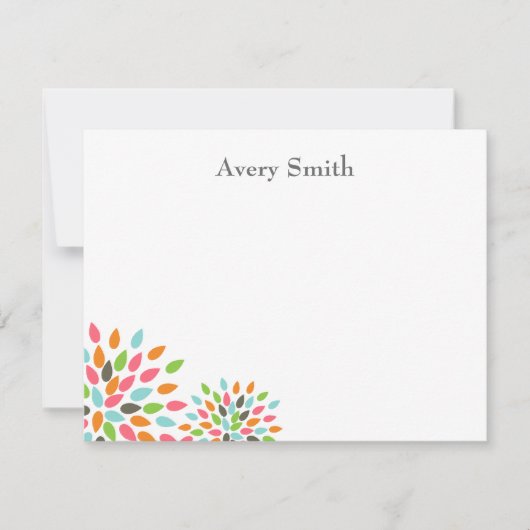 Gepersonaliseerde briefkaarten - Designer Style (Voorkant)