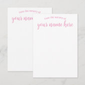 Gepersonaliseerde briefkaarten voor Baby-kinderdag (Voorkant / Achterkant)