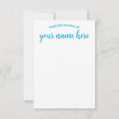 Gepersonaliseerde briefkaarten voor Baby-kinderdag (Achterkant)