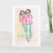 Gepersonaliseerde briefkaarten voor Sorority (Voorkant)