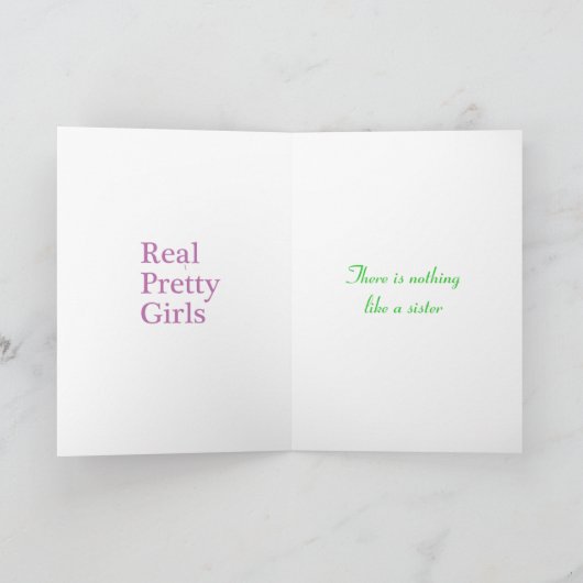 Gepersonaliseerde briefkaarten voor Sorority (Binnen)