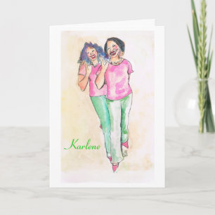 Gepersonaliseerde briefkaarten voor Sorority