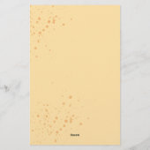 Gepersonaliseerde briefpapier Girly (Achterkant)