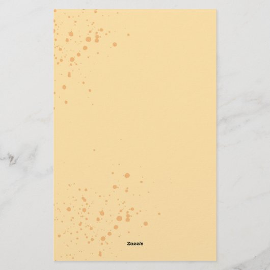 Gepersonaliseerde briefpapier Girly (Achterkant)