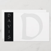 Gepersonaliseerde briefpapier of uitnodiging (Voorkant / Achterkant)