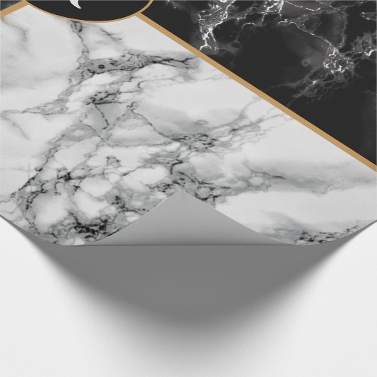 Gepersonaliseerde briefverpakking papier marmeren  (Hoek)