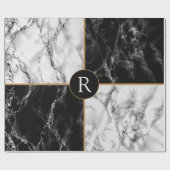 Gepersonaliseerde briefverpakking papier marmeren  (Vlak)