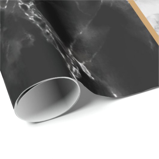 Gepersonaliseerde briefverpakking papier marmeren  (Rol Hoek)