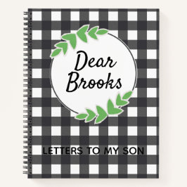 Gepersonaliseerde brieven aan mijn zoon Journal Notitieboek