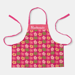 Gepersonaliseerde Bright Floral Sweet Kinder Schort