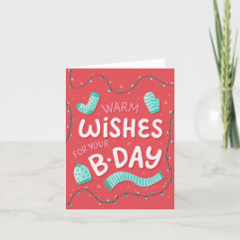 Gepersonaliseerde Bright Modern Verjaardag Kaart