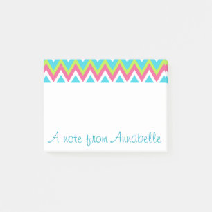 Gepersonaliseerde Bright Rainbow Post Het merkt op Post-it® Notes