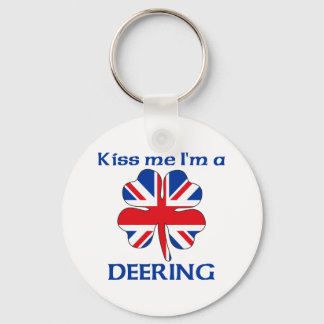 Gepersonaliseerde Britse kus Ik ben aan het dansen Sleutelhanger