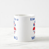 Gepersonaliseerde Britse kus Ik ben aan het wijden Koffiemok (Center)