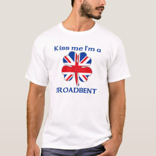 Gepersonaliseerde Britse kus Ik ben breedvoerig T-shirt