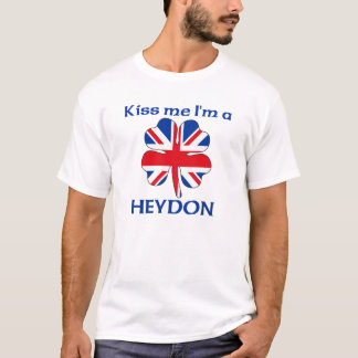 Gepersonaliseerde Britse kus Ik ben Heydon T-shirt