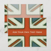 Gepersonaliseerde Britse vlag Briefkaart (Voorkant / Achterkant)