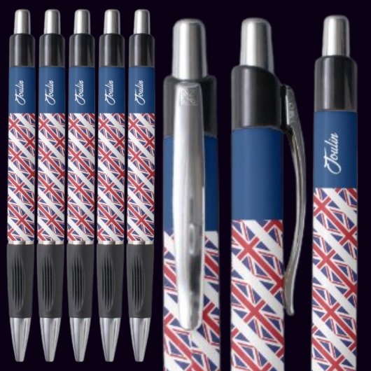 Gepersonaliseerde Britse vlag Pen