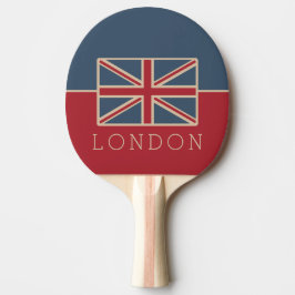 Gepersonaliseerde Britse vlag Tafeltennisbatje