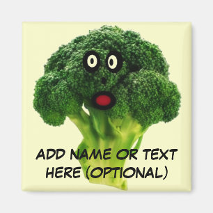 Gepersonaliseerde Broccoli Cartoon Magneet