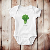 Gepersonaliseerde Broccoli Naam Schattigee Baby Ou Romper