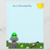 Gepersonaliseerde Brooklyn Da Weimaraner's Speelse (Voorkant / Achterkant)