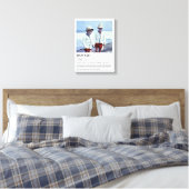 Gepersonaliseerde Brother Definition Quote Wall Ar Canvas Afdruk (Insitu (Slaapkamer))
