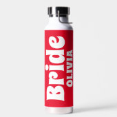 Gepersonaliseerde bruid Bachelorette Waterfles (Links)