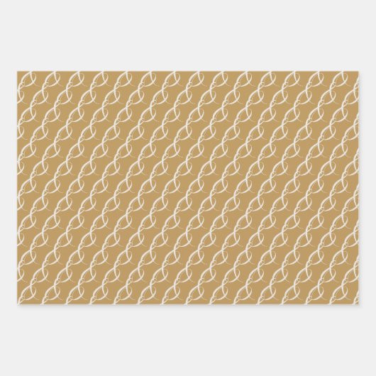 Gepersonaliseerde bruid & bruidegom bruiloft goude inpakpapier vel (Voorkant 3)