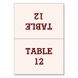 Gepersonaliseerde bruid & bruidegom gevouwen tafel kaart