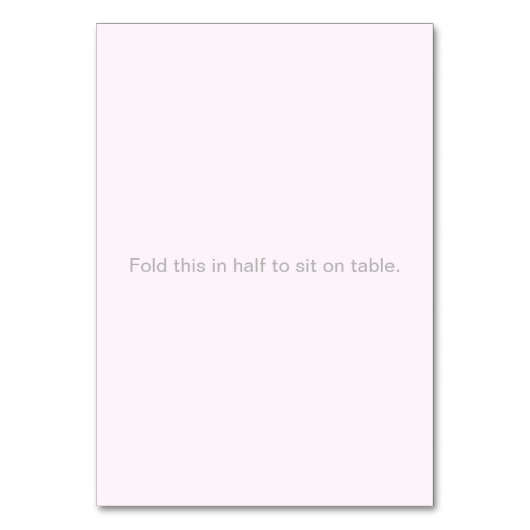 Gepersonaliseerde bruid & bruidegom gevouwen tafel kaart (Achterkant)