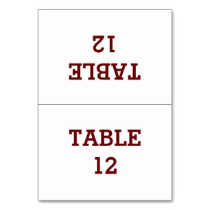 Gepersonaliseerde bruid & bruidegom gevouwen tafel kaart