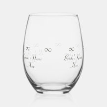 Gepersonaliseerde Bruid & Bruidegom Namen Infinity