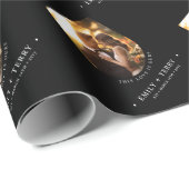 Gepersonaliseerde Bruid & Bruidegom Namen Trouwfot Cadeaupapier (Rol Hoek)