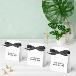 Gepersonaliseerde bruid & bruidegom Tent Favor Box Bedankdoosjes