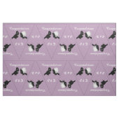 Gepersonaliseerde bruid bruidegom vogels DIY bruil Stof (Fat Quarter)