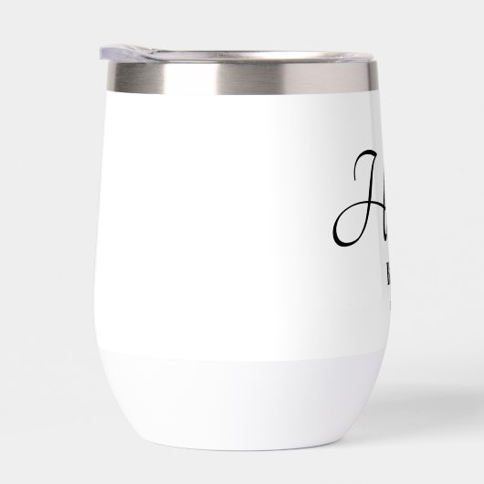 Gepersonaliseerde bruid Drinkware (Rechts)