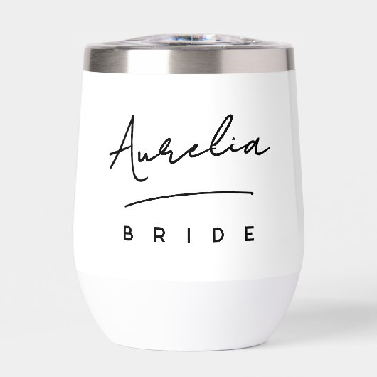 Gepersonaliseerde bruid handtekening (Voorkant)