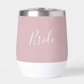 Gepersonaliseerde bruid Roze Script Eenvoudige bru (Voorkant)