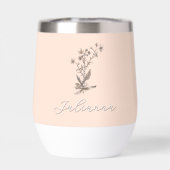 Gepersonaliseerde bruid rustieke wilde bloemen (Achterkant)