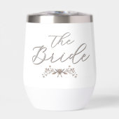 Gepersonaliseerde bruid rustieke wilde bloemen (Voorkant)