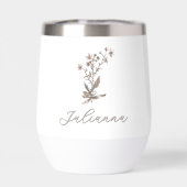 Gepersonaliseerde bruid rustieke wilde bloemen (Achterkant)