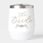 Gepersonaliseerde bruid rustieke wilde bloemen (Voorkant)