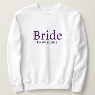 Gepersonaliseerde bruid Stijlvol Modern Minimal Mo Trui