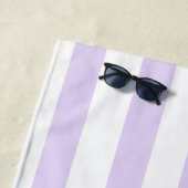 Gepersonaliseerde bruid strand handdoek | Lavendel (In situ)