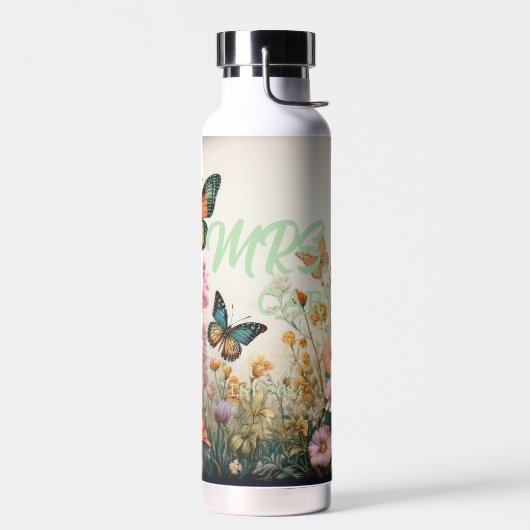 Gepersonaliseerde bruid waterfles (Links)